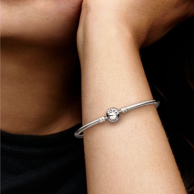 Moments Charm Bangle, 19cm