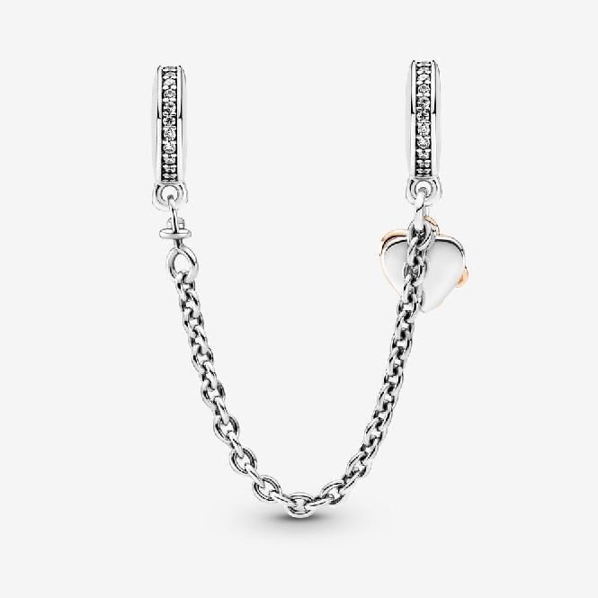 Family Heart Safety Chains, 5cm