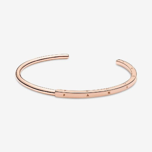 Signature Rose ID Bangle, 17.5cm
