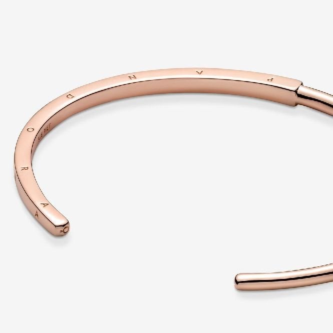 Signature Rose ID Bangle, 17.5cm