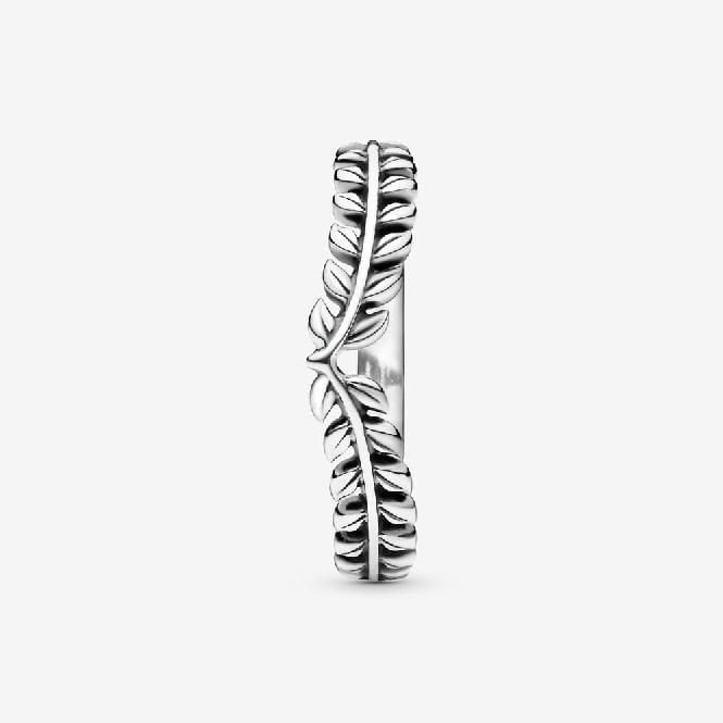 Wheat Grains Wishbone Ring, Size 50