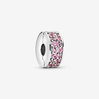 Pink Pave Clip Charms