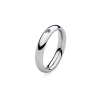 Slim Silver Interchangeable Ring, Size 50