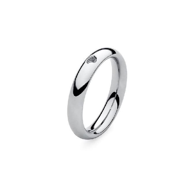 Slim Silver Interchangeable Ring, Size 52
