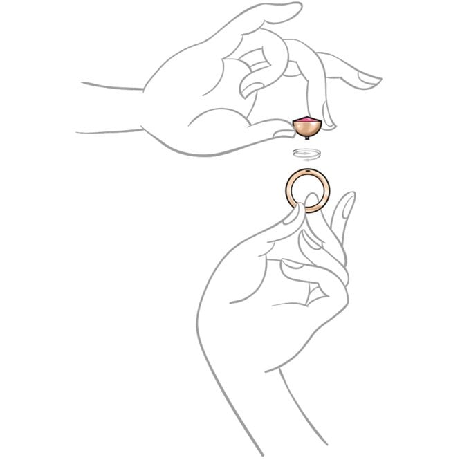 Slim Silver Interchangeable Ring, Size 56
