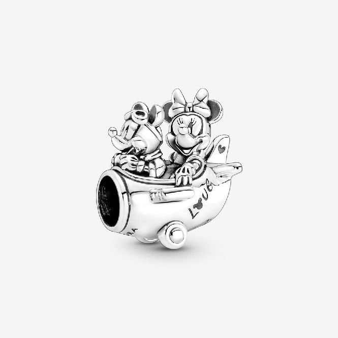 Pandora Disney Mickey Mouse & Minnie Mouse Airplane Charms