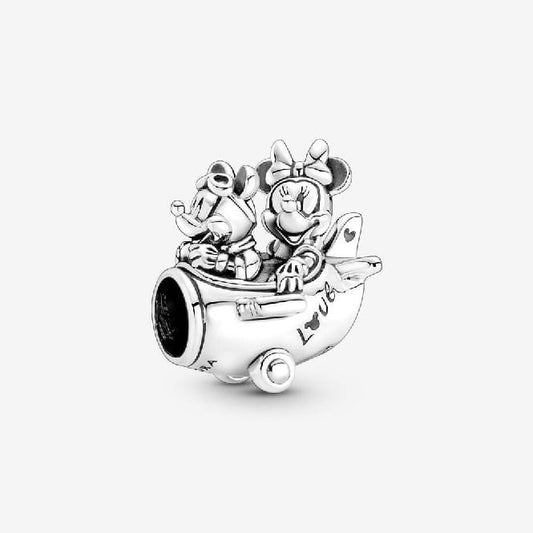 Disney Mickey Mouse & Minnie Mouse Airplane Charms
