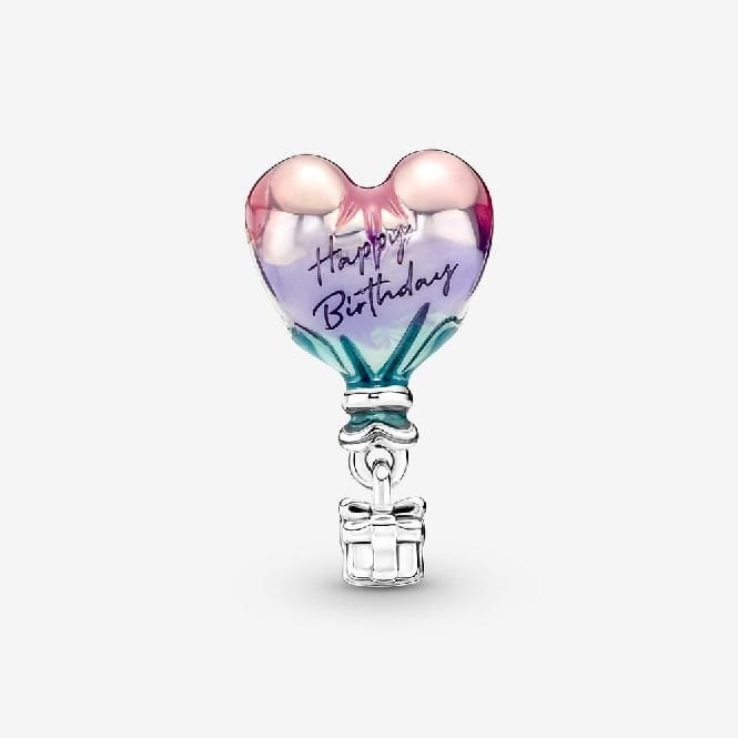 Happy Birthday Hot Air Balloon Charms