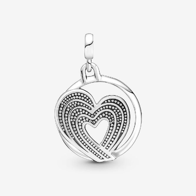 ME Rainbow Heart of Freedom Medallion Charms