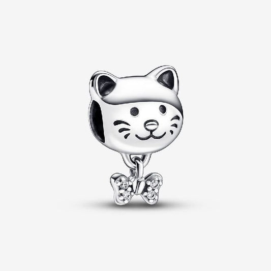 Pet Cat & Bow Charms