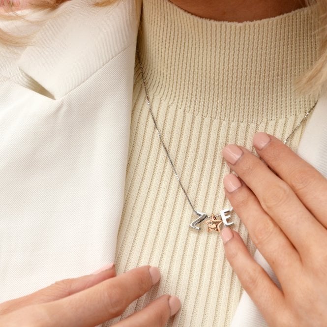 Silver Letter Z Icon Pendant