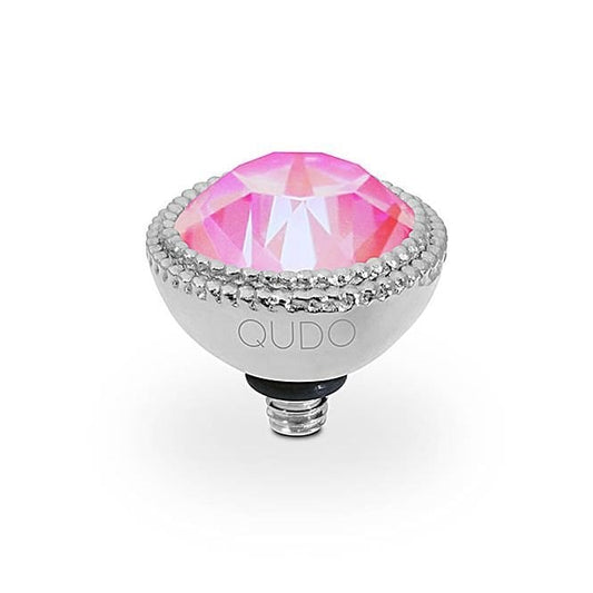 Fabero Silver and Lotus Pink Delite Ring Gem Top, 11mm