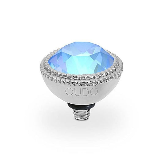 Fabero Silver and Ocean Blue DeLite Ring Gem Top, 11mm