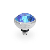 Bottone Silver and Royal Blue DeLite Ring Gem Top, 10mm