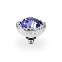 Bocconi Silver and Violet Tanzanite Ring Gem Top, 11mm