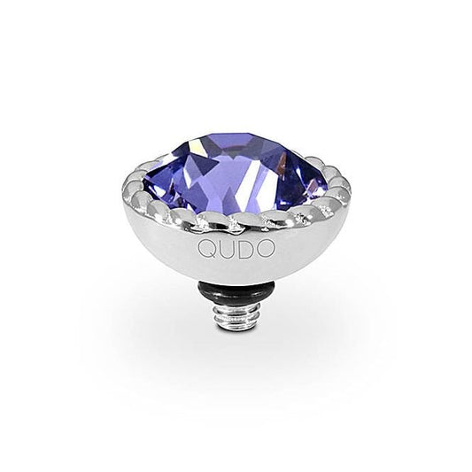 Bocconi Silver and Violet Tanzanite Ring Gem Top, 11mm
