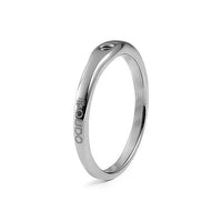 Fine Silver Interchangeable Ring, Size 58