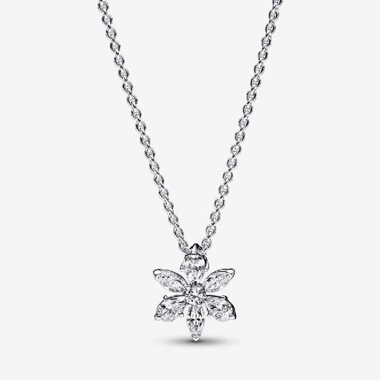 Sparkling Herbarium Cluster Pendant Necklace, 45cm