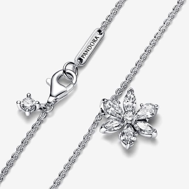 Sparkling Herbarium Cluster Pendant Necklace, 45cm