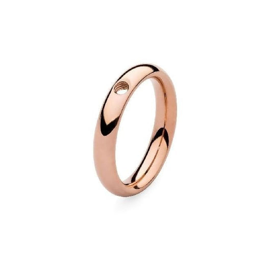 Slim Rose Gold Interchangeable Ring, Size 50