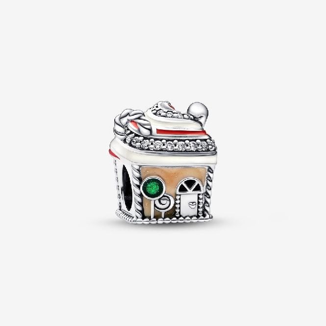 Festive Gingerbread House Charms