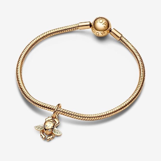 Disney Aladdin Gold Scarab Beetle Dangle Charms