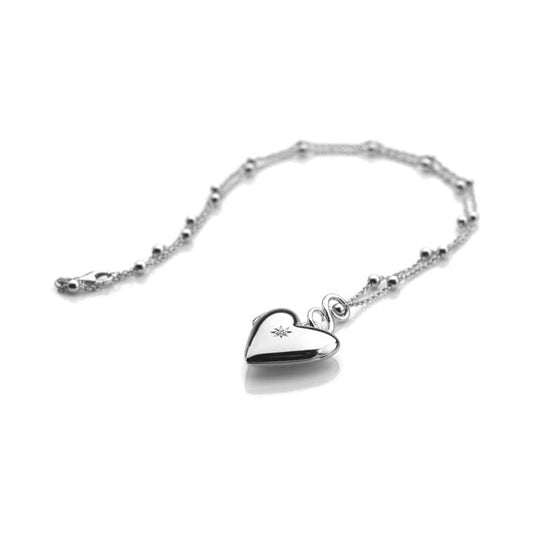 Silver Romantic Small Heart Locket