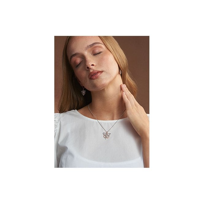Fairies of the Mine Silver Pendant Necklace