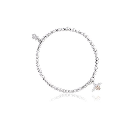 Nature's Wonder Silver Honey Bee Affinity Bracelet