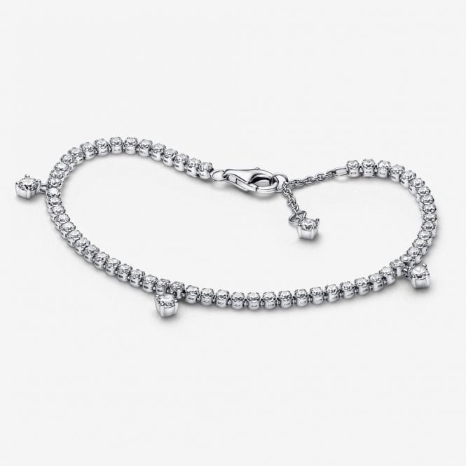 Sparkling Drops Tennis Bracelet 18cm