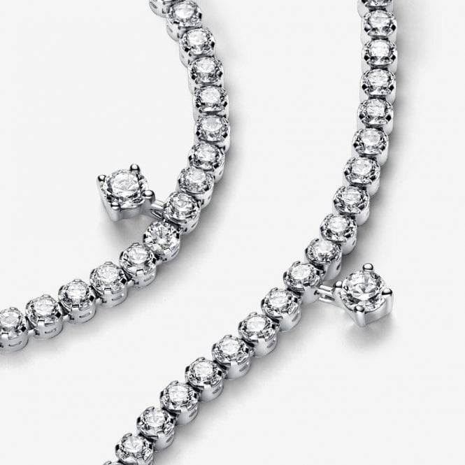 Sparkling Drops Tennis Bracelet 18cm