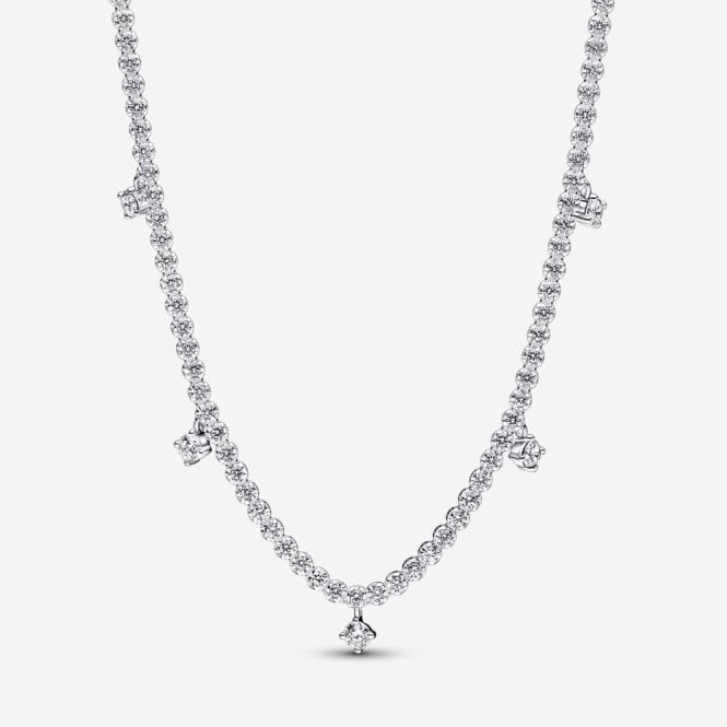 Sparkling Drop Collier Necklace, 43cm