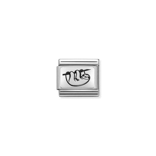 Classic Silver Sloth Animals Charms