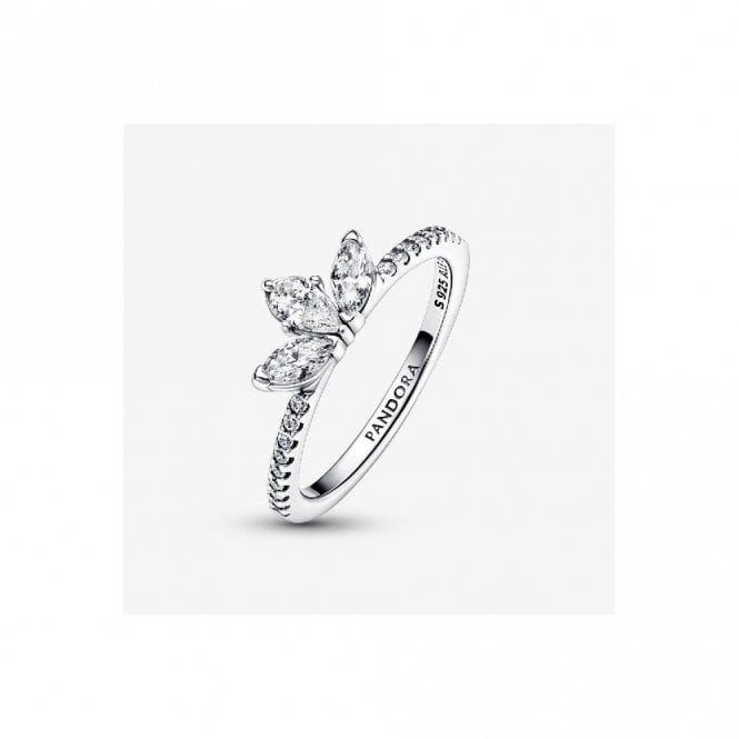 Sparkling Herbarium Cluster Ring, Size 58