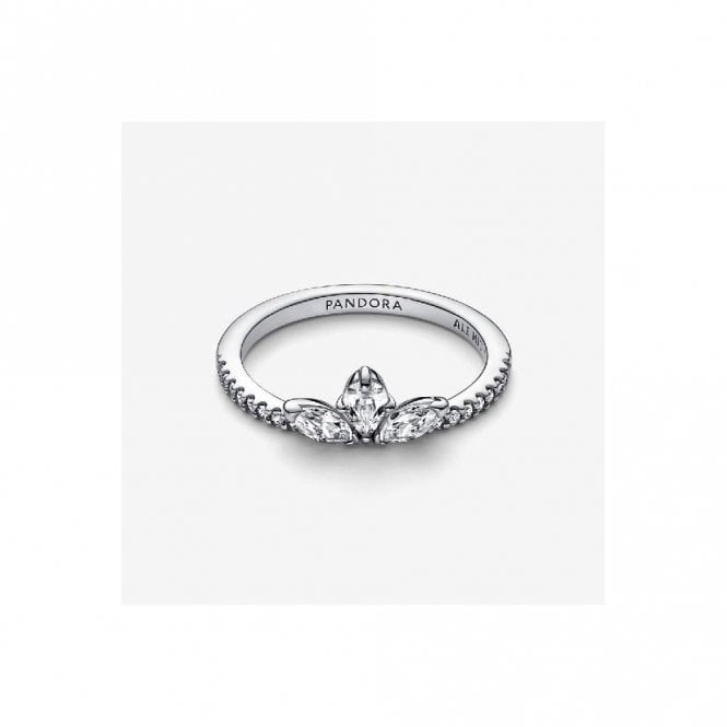 Sparkling Herbarium Cluster Ring, Size 58