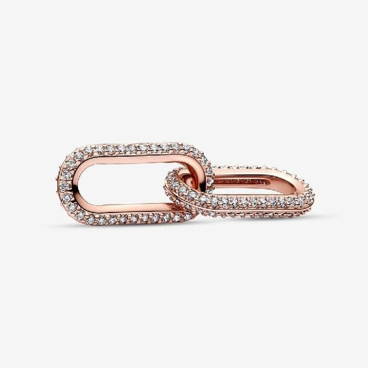 ME Rose Pave Double Styling Link