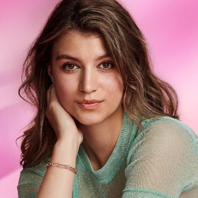 ME Rose Pave Double Styling Link