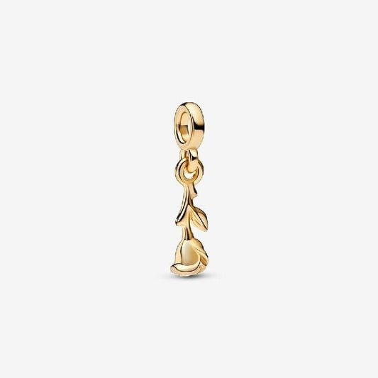 ME Gold Romance Rose Mini Dangle Charms