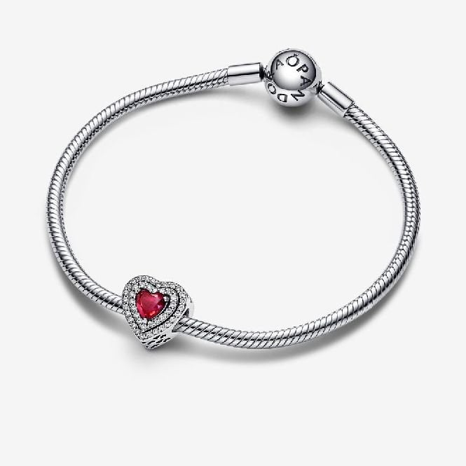 Sparkling Levelled Heart Charms