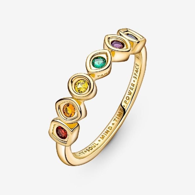 Marvel The Avengers Infinity Stones Ring, Size 54