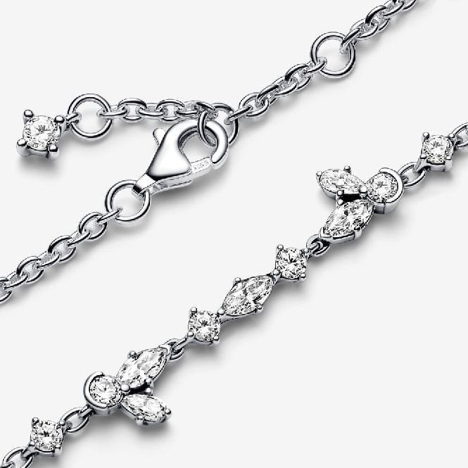 Sparkling Herbarium Full Cluster Chain Bracelet, 18cm