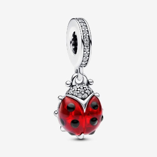 Red Ladybird Dangle Charms