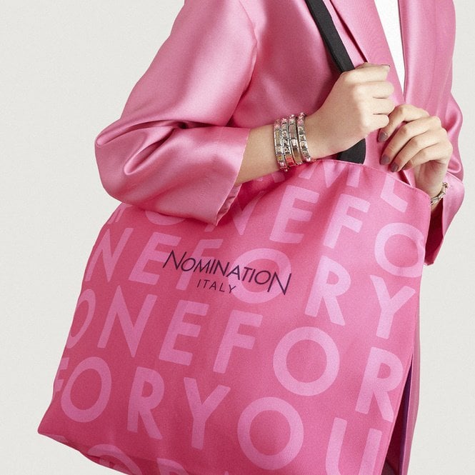 Pink Tote Shopping Bag