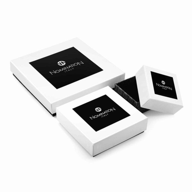 XTE Life Steel & CZ Yellow Gold Pave Square Bracelet, 18cm