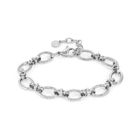 Affinity Silver Steel Link Bracelet