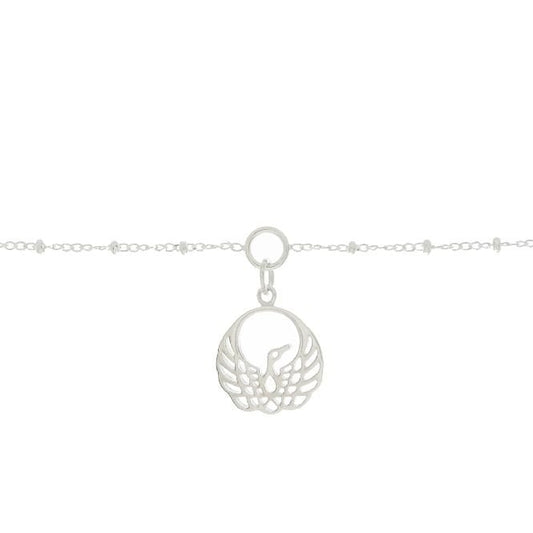 Phoenix Charm Bracelet in Sterling Silver