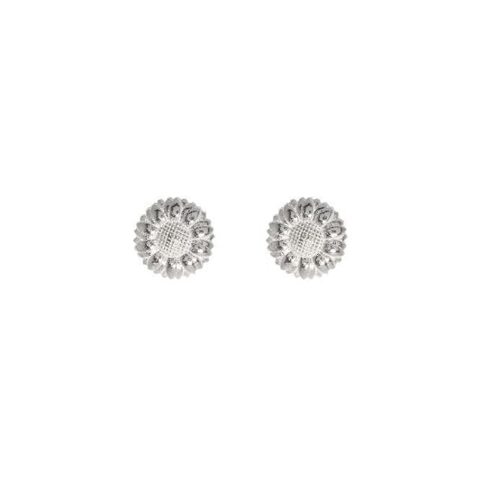 Sunflower Earrings in Sterling Silver