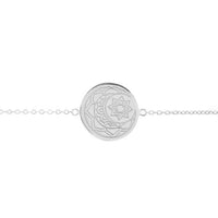 Moon & Sun Disc Bracelet in Sterling Silver