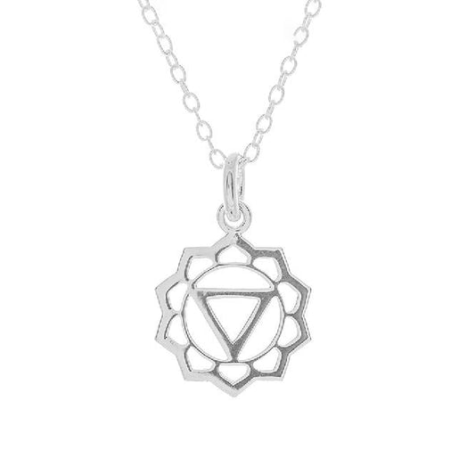 Solar Plexus Chakra Necklace in Sterling Silver
