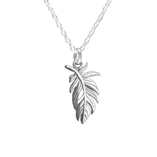 Plume Necklace in Sterling Silver